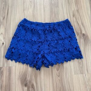 Blue Lace Women's Shorts